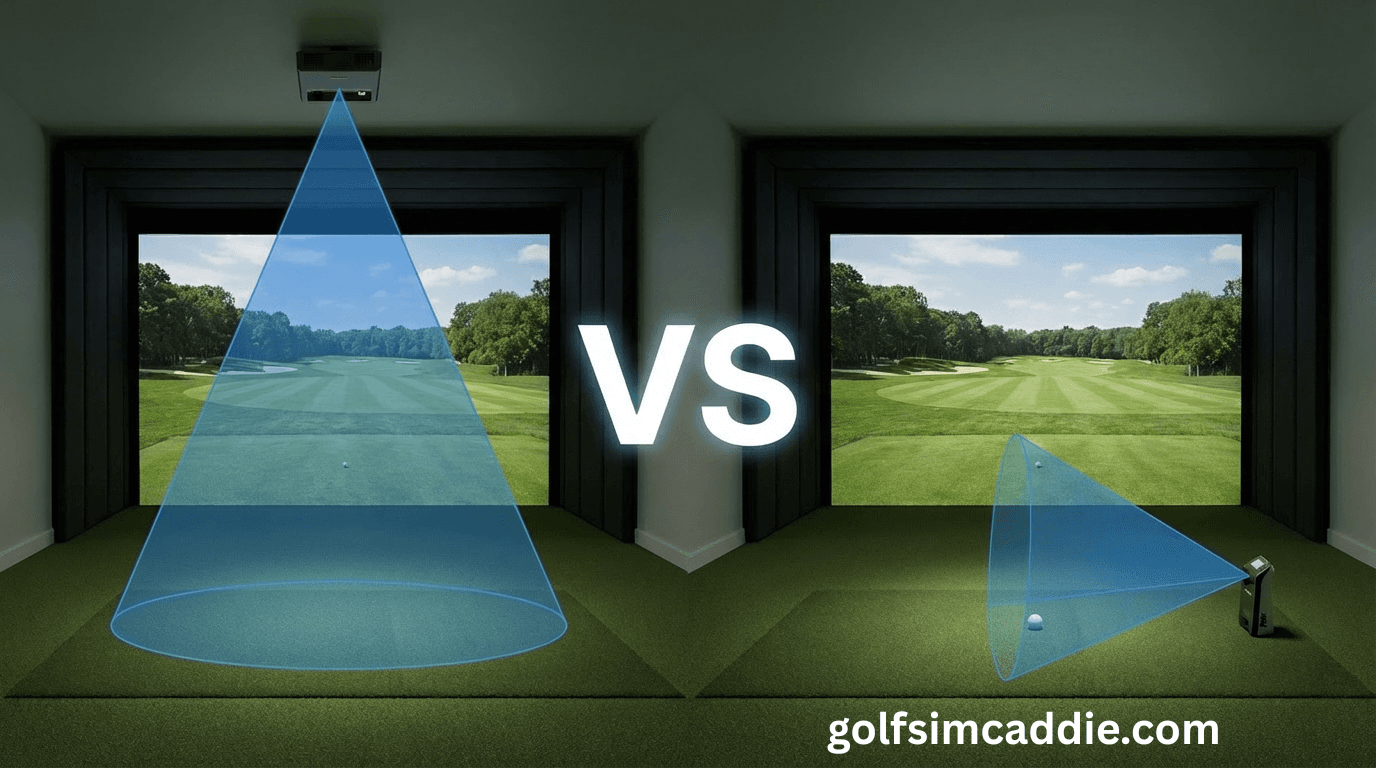 Comparison of overhead and side-mounted launch monitors