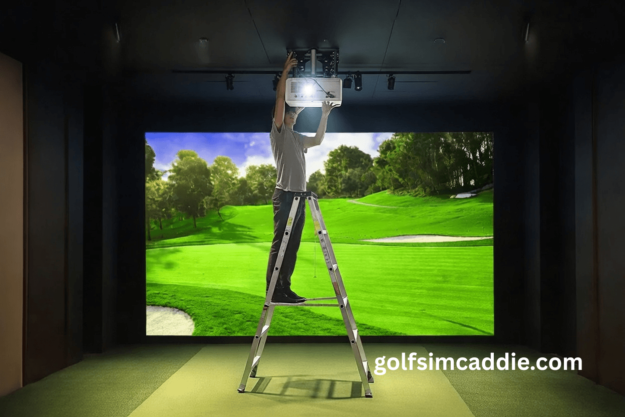 Common projector mounting mistakes in golf simulator setups