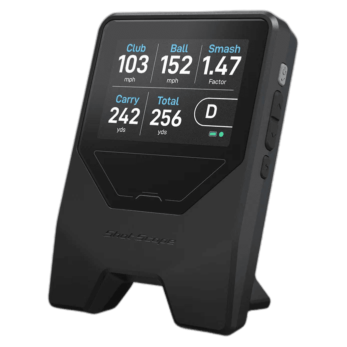 Shot Scope LM1 portable Doppler radar launch monitor with built-in color screen