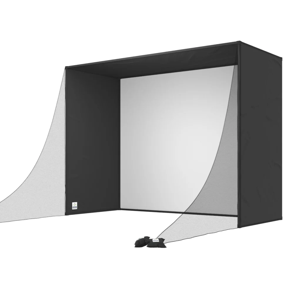 SwingBay Golf Simulator Enclosure 8x10 complete setup
